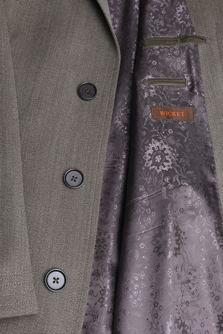 Le Vittorio – Beige and brown whipcord – WICKET