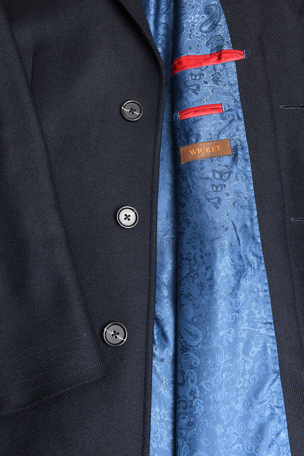 Le Vittorio – Navy cashmere and wool – WICKET