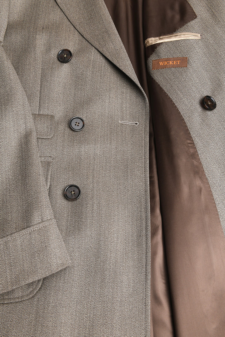 Le Windsor – Beige and brown whipcord – WICKET