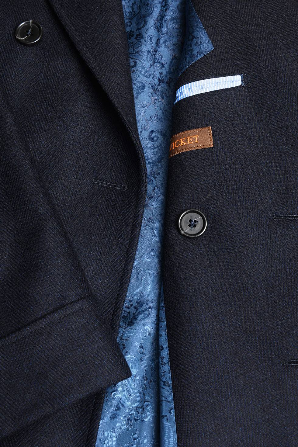 Le Windsor – Navy cashmere and wool – WICKET