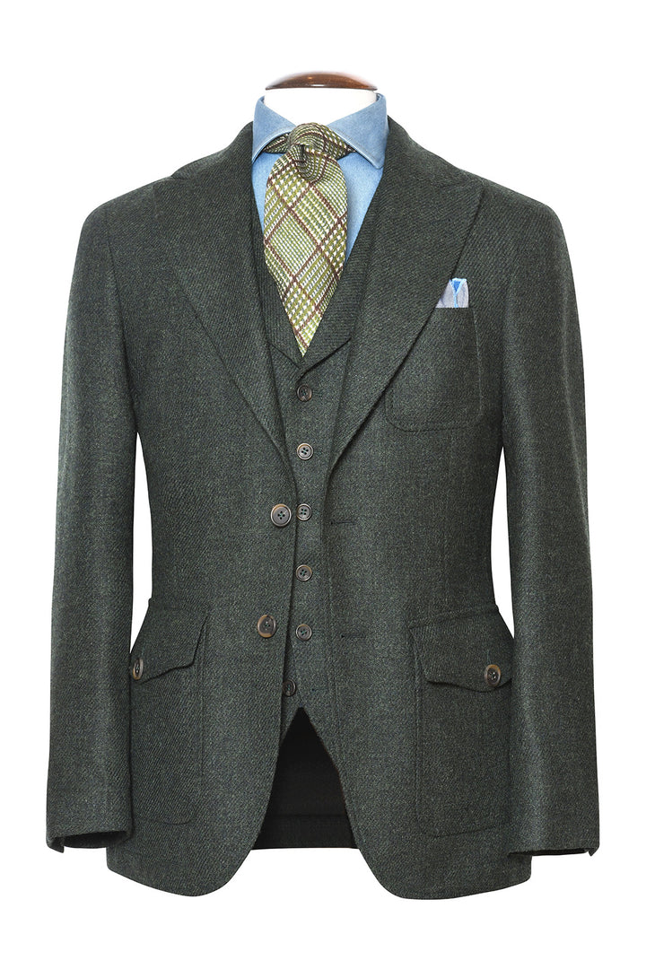 La Downton – Shetland vert loden – WICKET