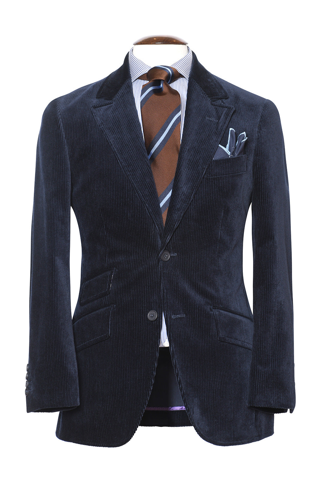 La Kensington – Navy corduroy – WICKET