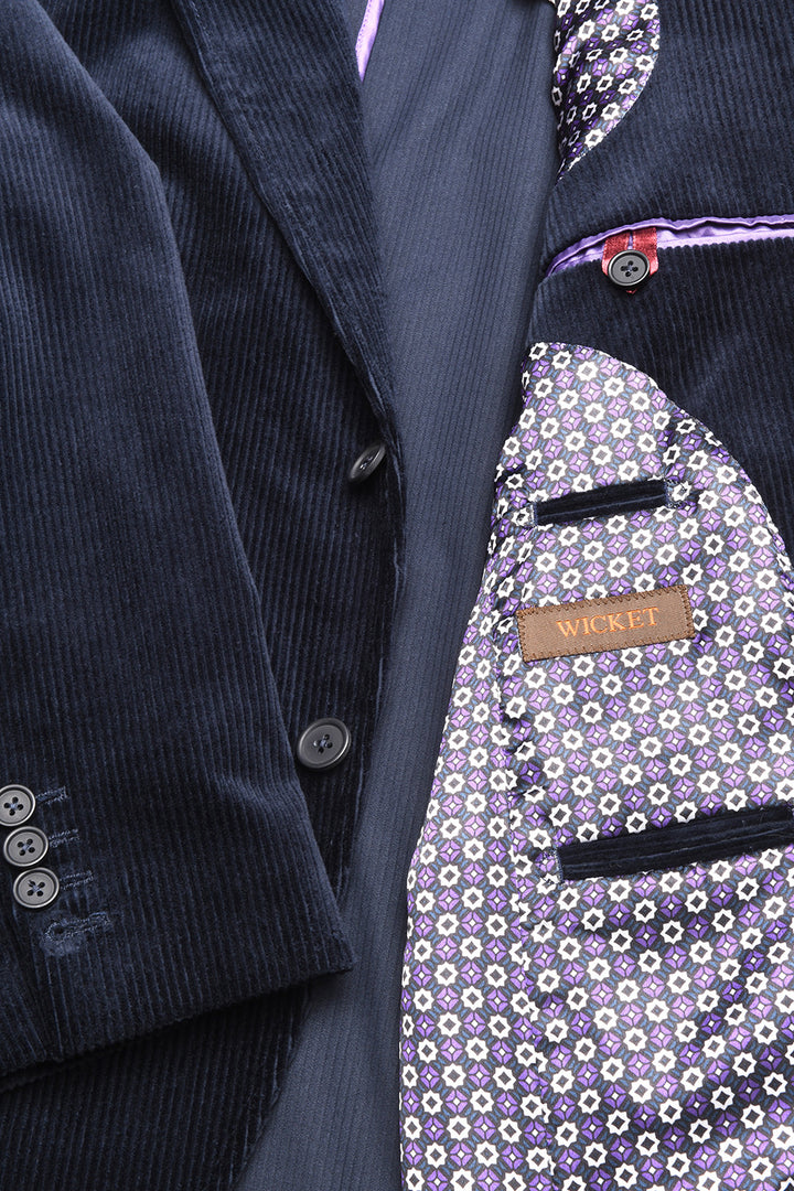 La Kensington – Navy corduroy – WICKET