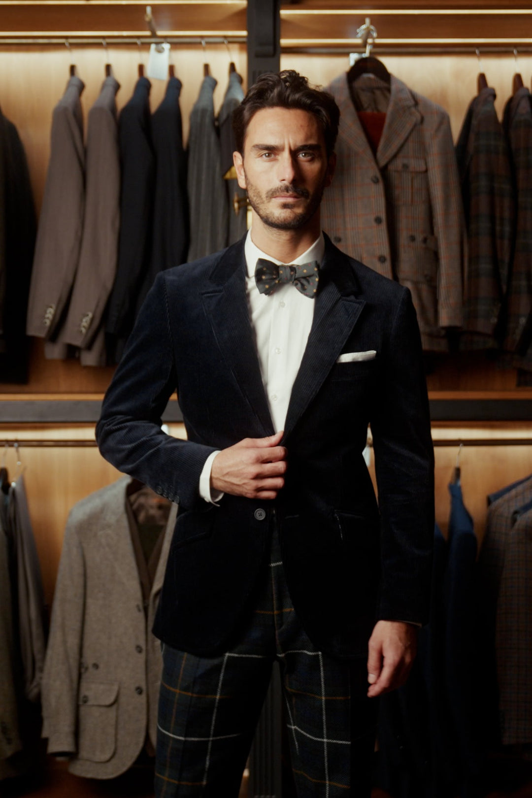 The Waistcoat – Navy corduroy