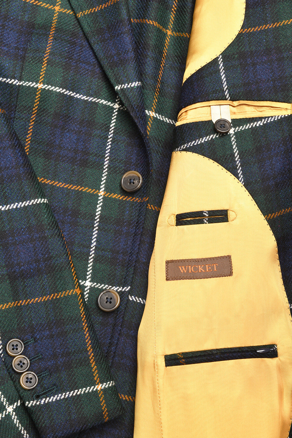 La Milan – Blue and green tartan – WICKET