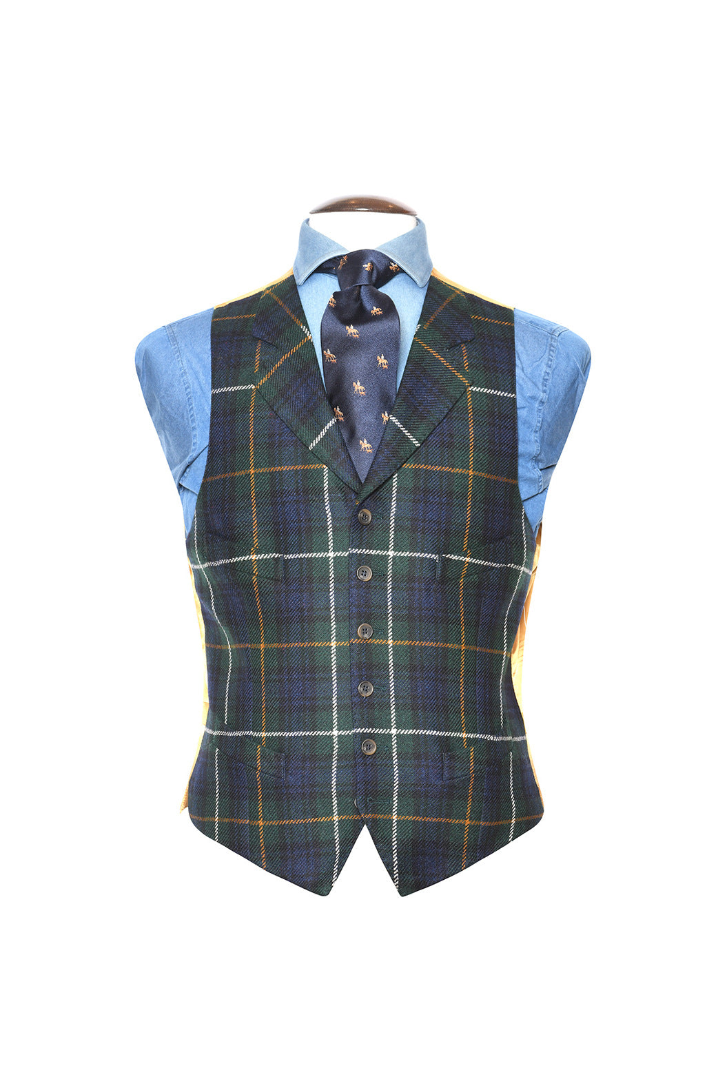La Milan – Blue and green tartan – WICKET
