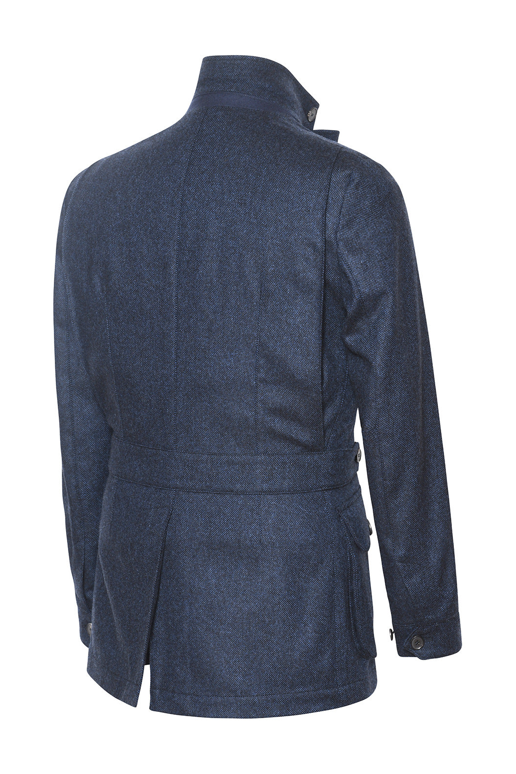 The Safari Jacket – Navy lambswool – WICKET