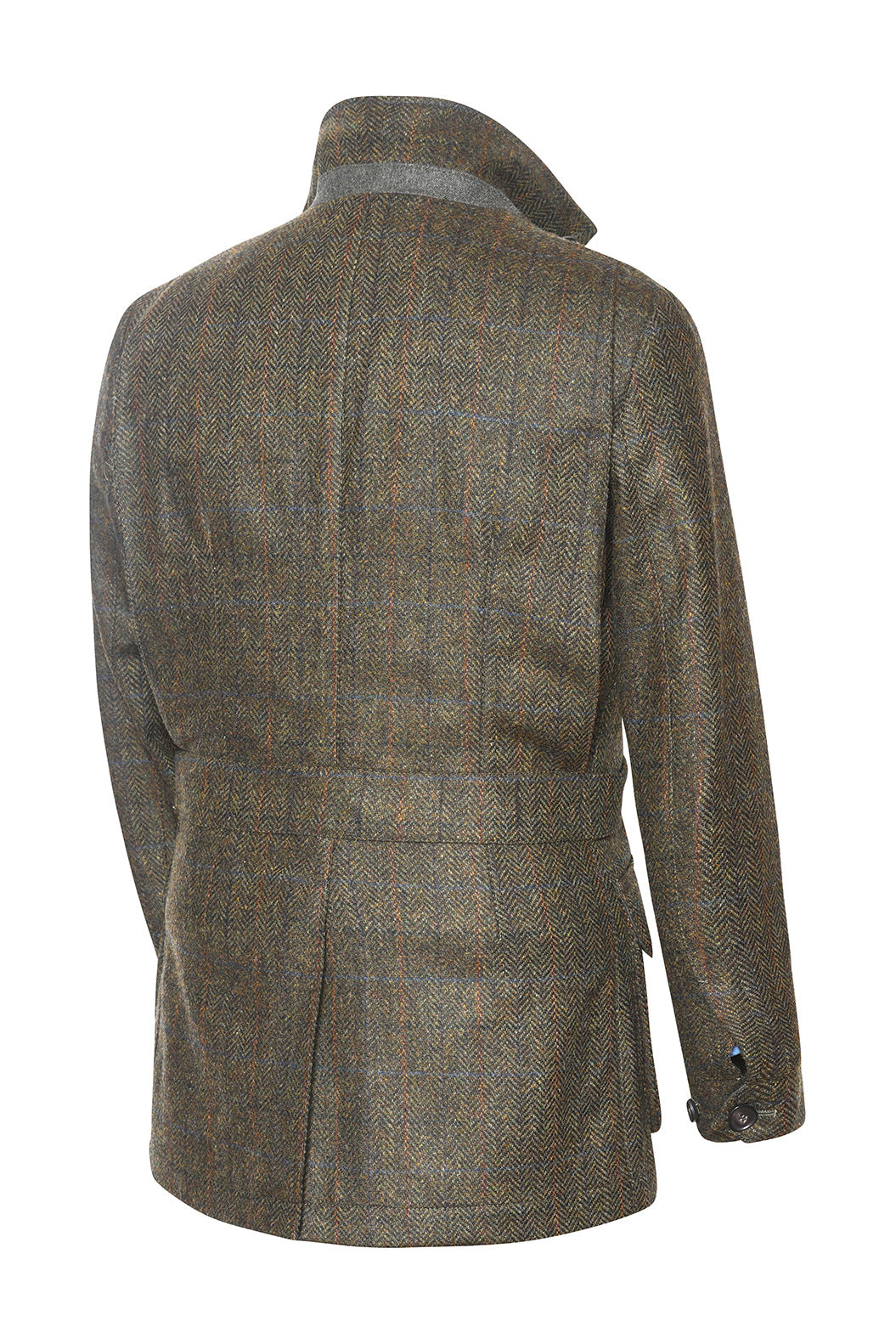 La Saharienne – Tweed Shetland vert à carreaux – WICKET