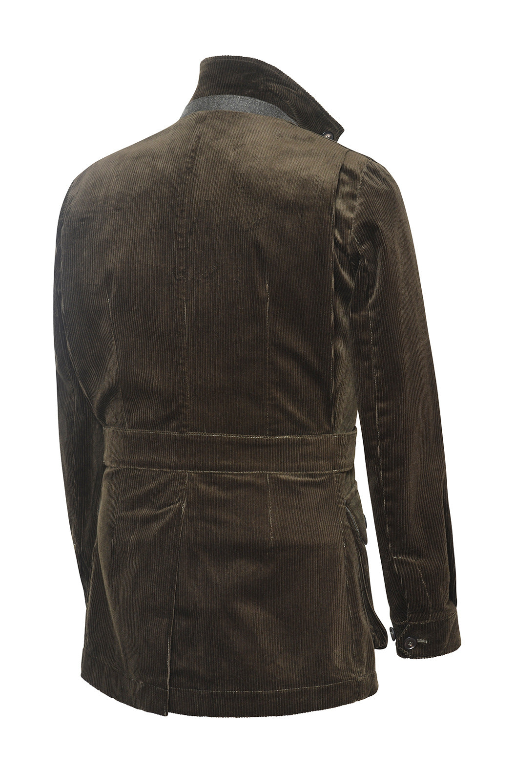 The Safari Jacket – Deep green wide-wale corduroy – WICKET