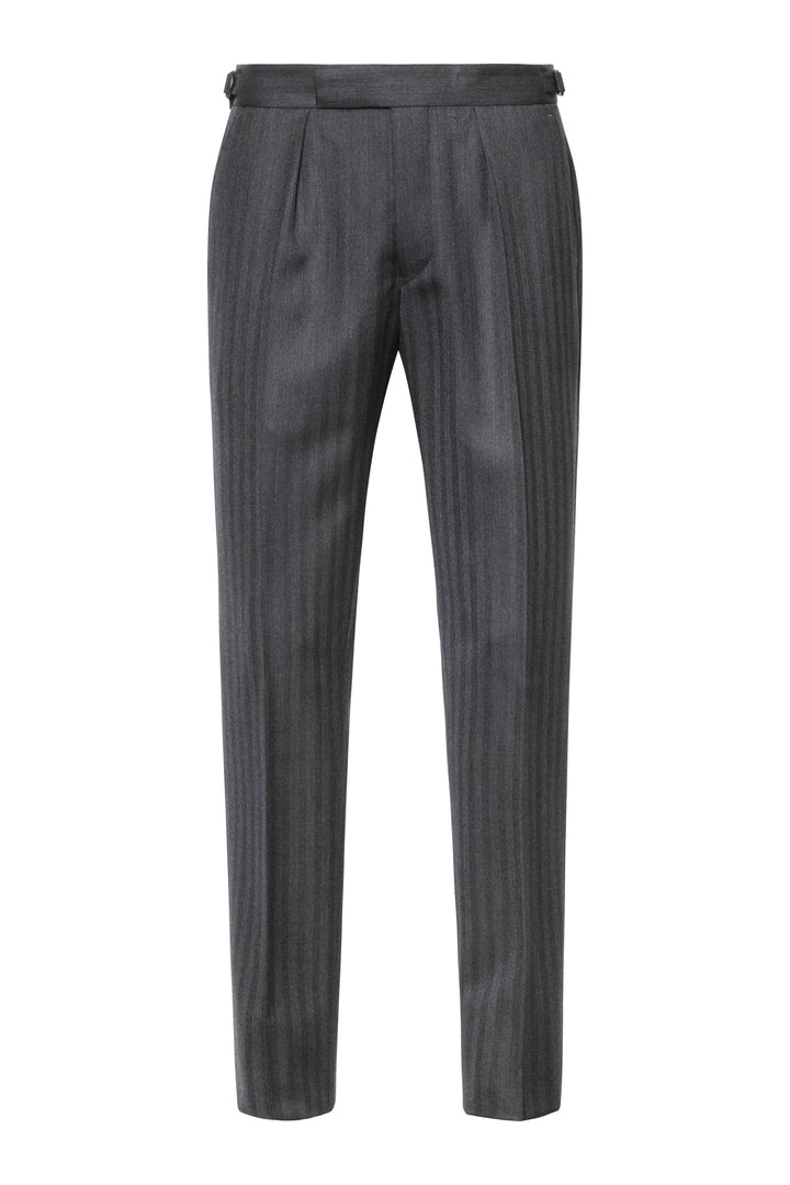 Le Kensington – Chevron gris intense – WICKET