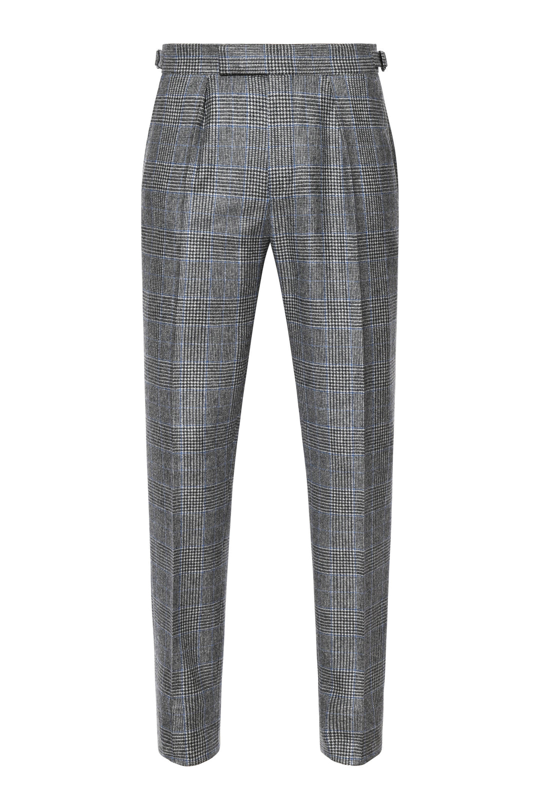 Le Kensington – Sublime grey and sky blue Prince of Wales check – WICKET