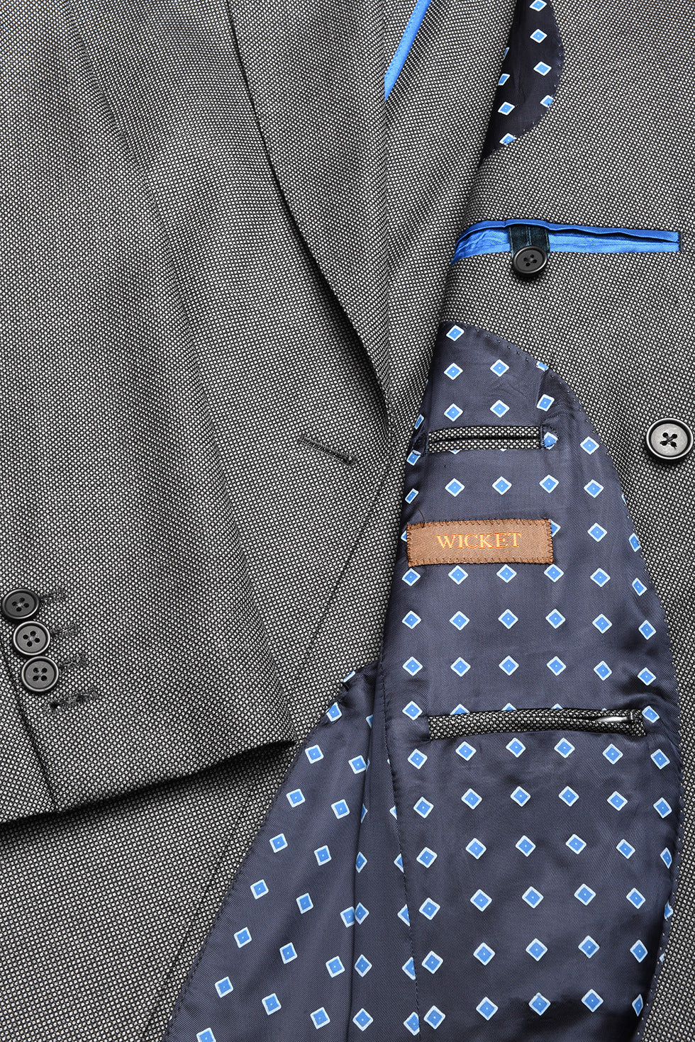 Le Naples – Sublime grey grain de caviar – WICKET