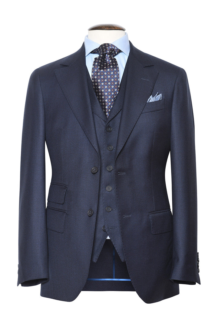 Le Turin – Laine tramée bleu marine – WICKET