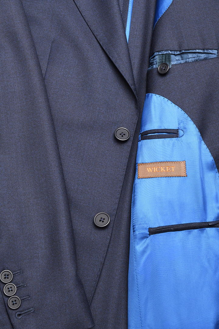 Le Turin – Laine tramée bleu marine – WICKET