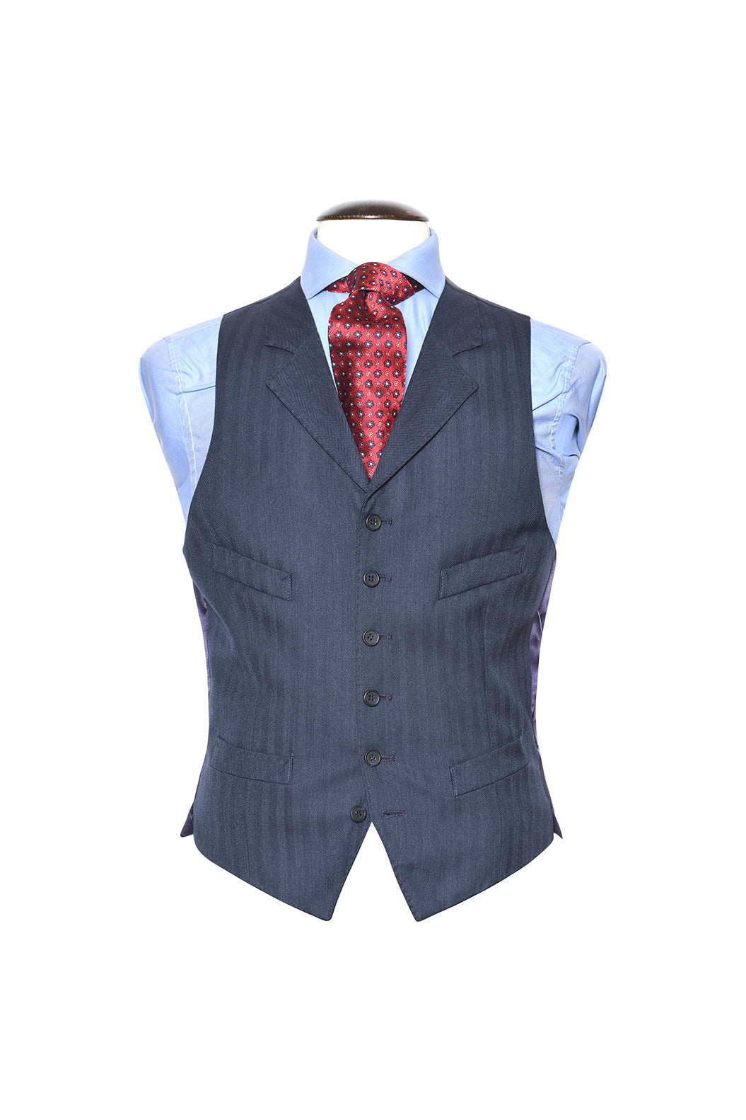 Le Turin – Bright navy herringbone – WICKET