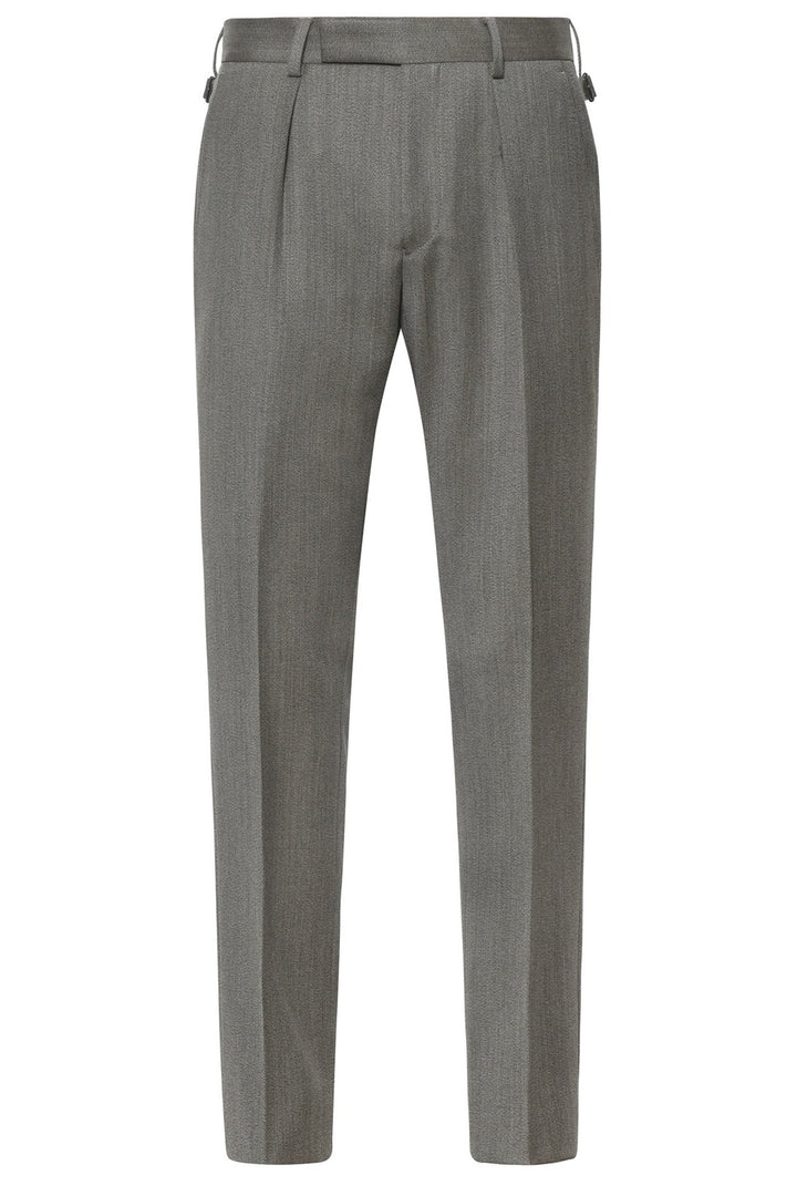 The Classic – Beige and brown whipcord – WICKET