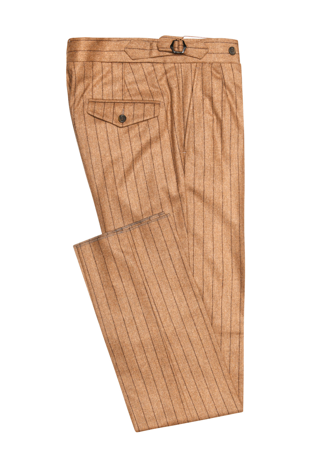 Le Vintage – Beige flannel with brown stripes – WICKET
