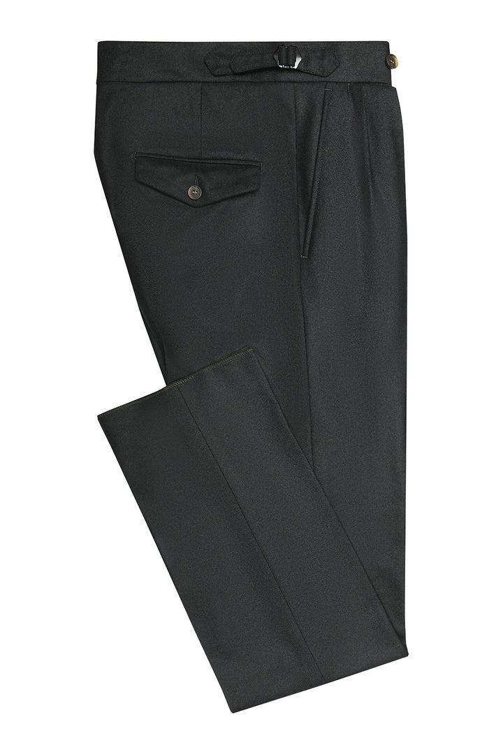 Le Vintage – Flanelle de Laine (340 gr), Vitale Barberis Canonico, Vert Profond – WICKET