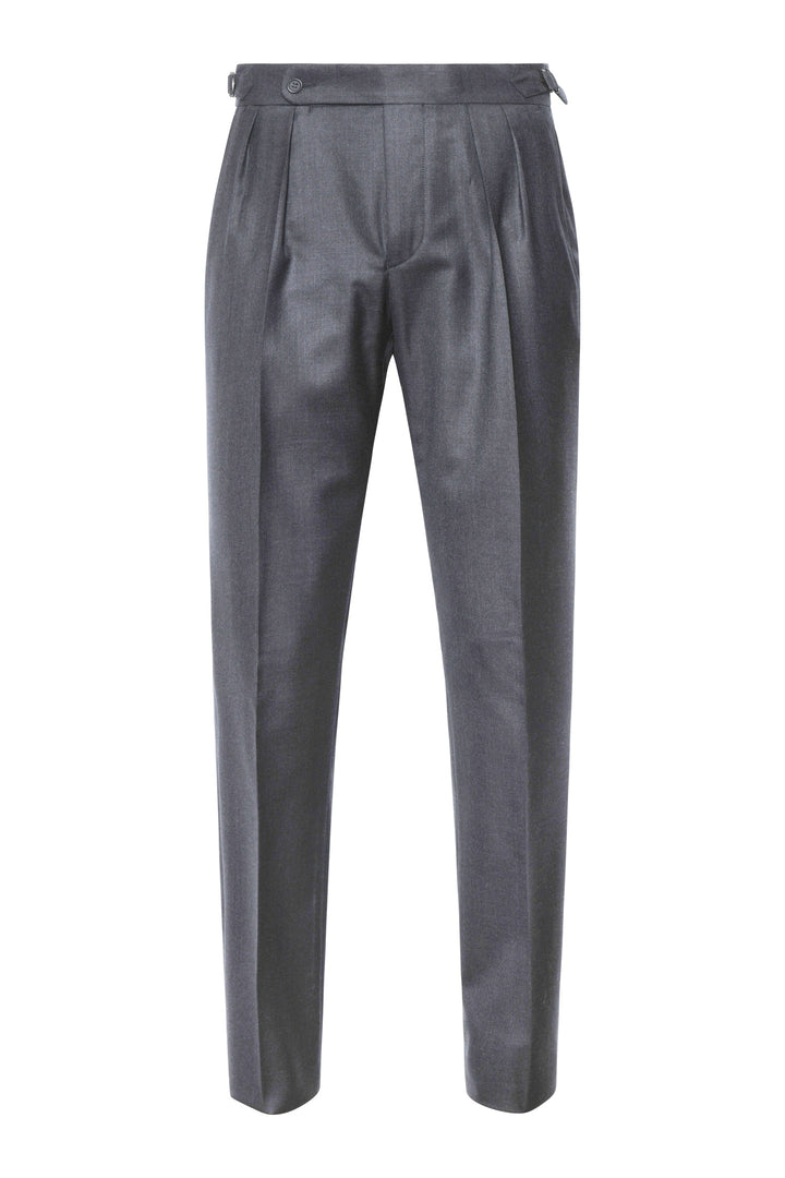 Le Vintage – Charcoal grey wool twill – WICKET