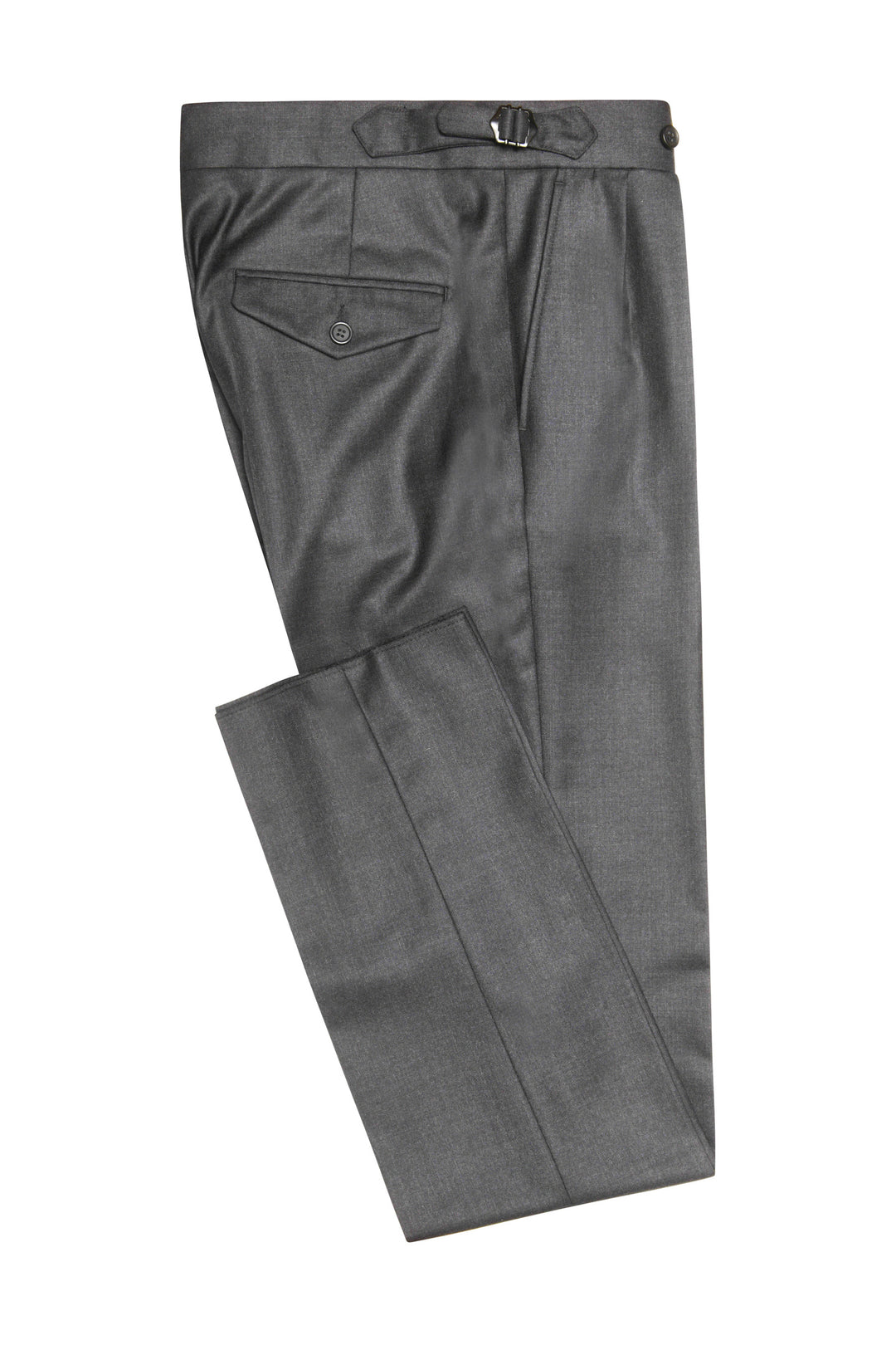 Le Vintage – Charcoal grey wool twill – WICKET