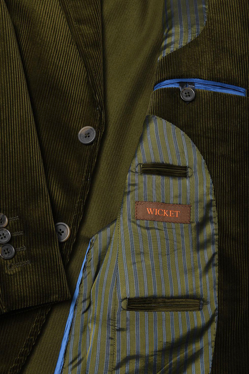 La Kensington – Deep green corduroy, cotton and elastane for added comfort – WICKET