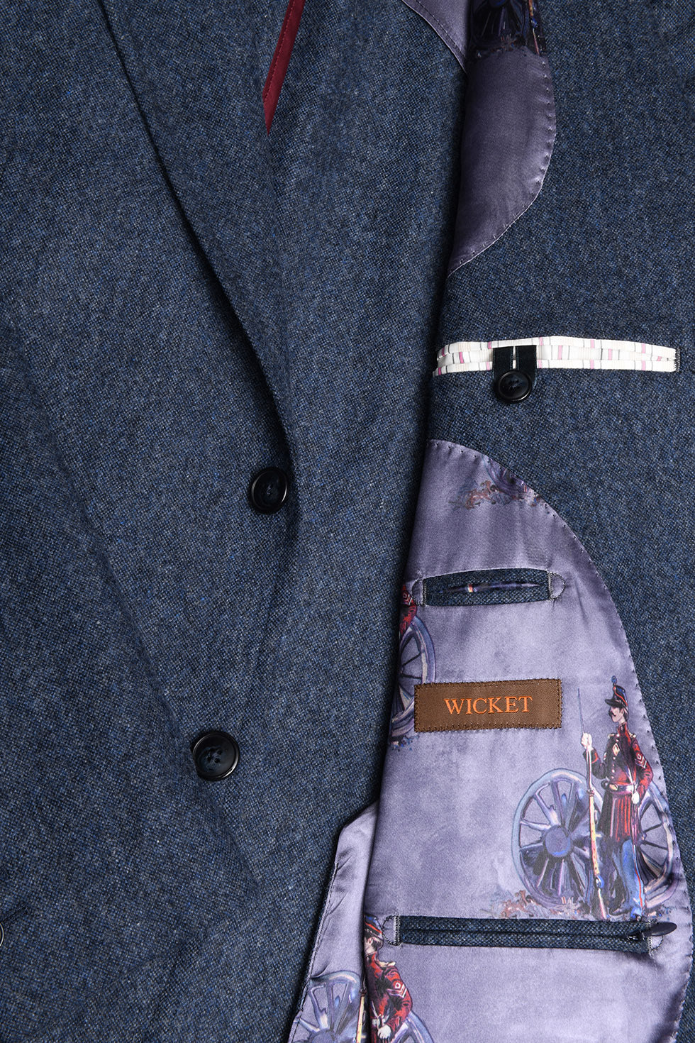 La Milan – Virgin wool (94%) and cashmere (6%) (290 g), sublime blue – WICKET