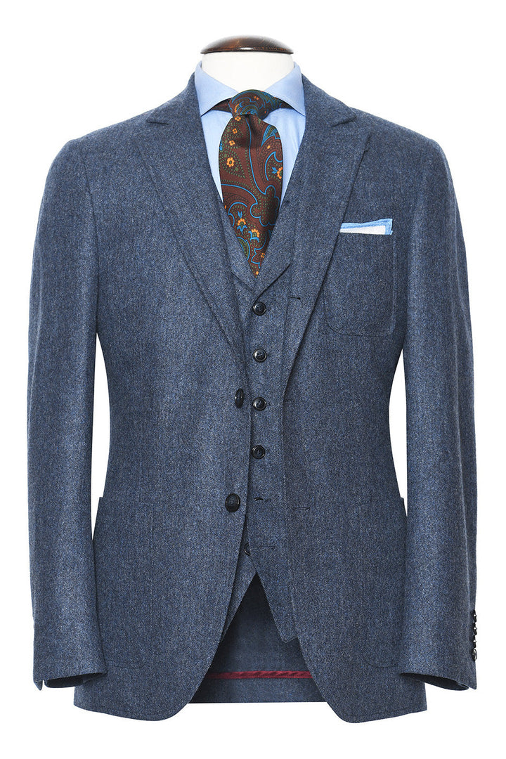 La Milan – Virgin wool (94%) and cashmere (6%) (290 g), sublime blue – WICKET