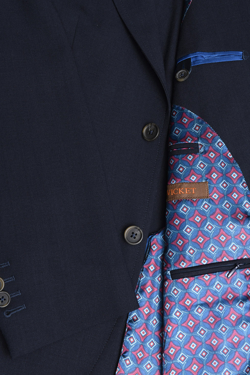 La Turin – Chevron bleu marine – WICKET
