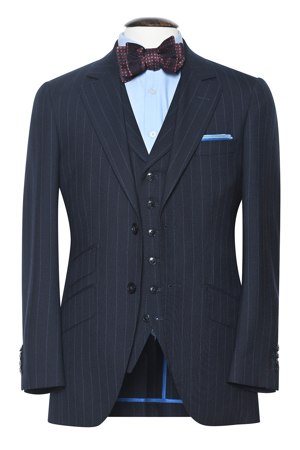 Le Kensington – Travel Suit marine à rayures – WICKET