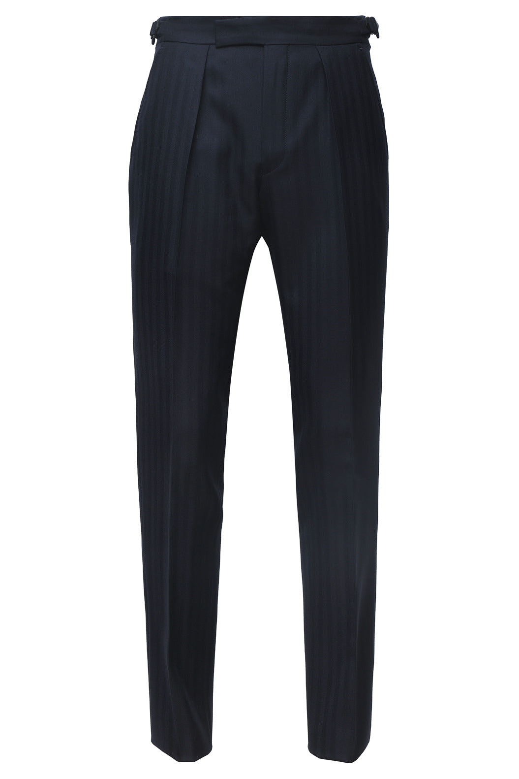 Le Kensington – Deep navy herringbone – WICKET