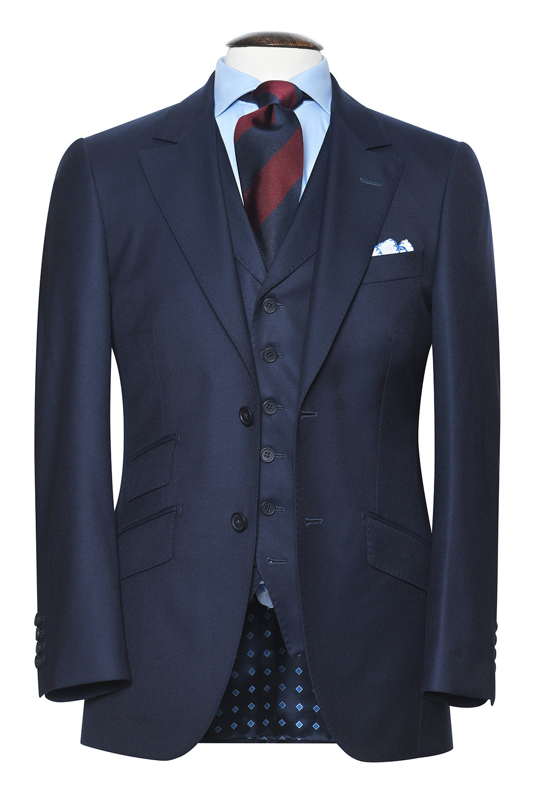Le Kensington – Navy Super 120’s wool – WICKET