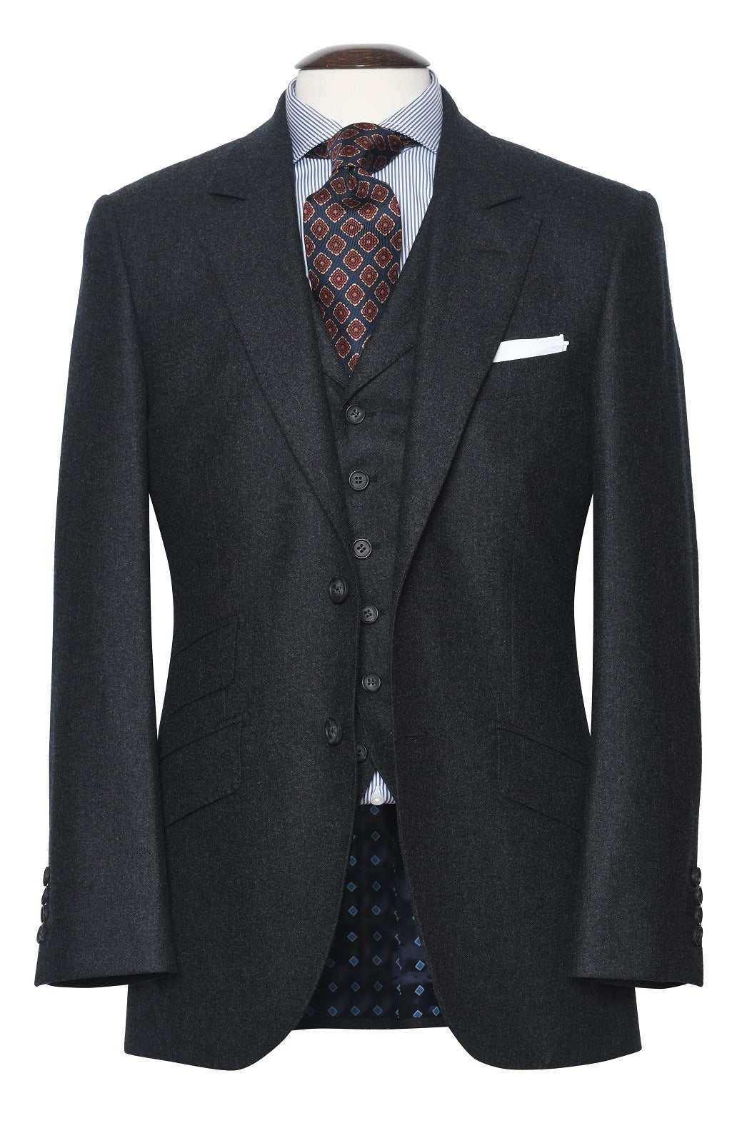 Le Kensington – Flanelle gris intense – WICKET