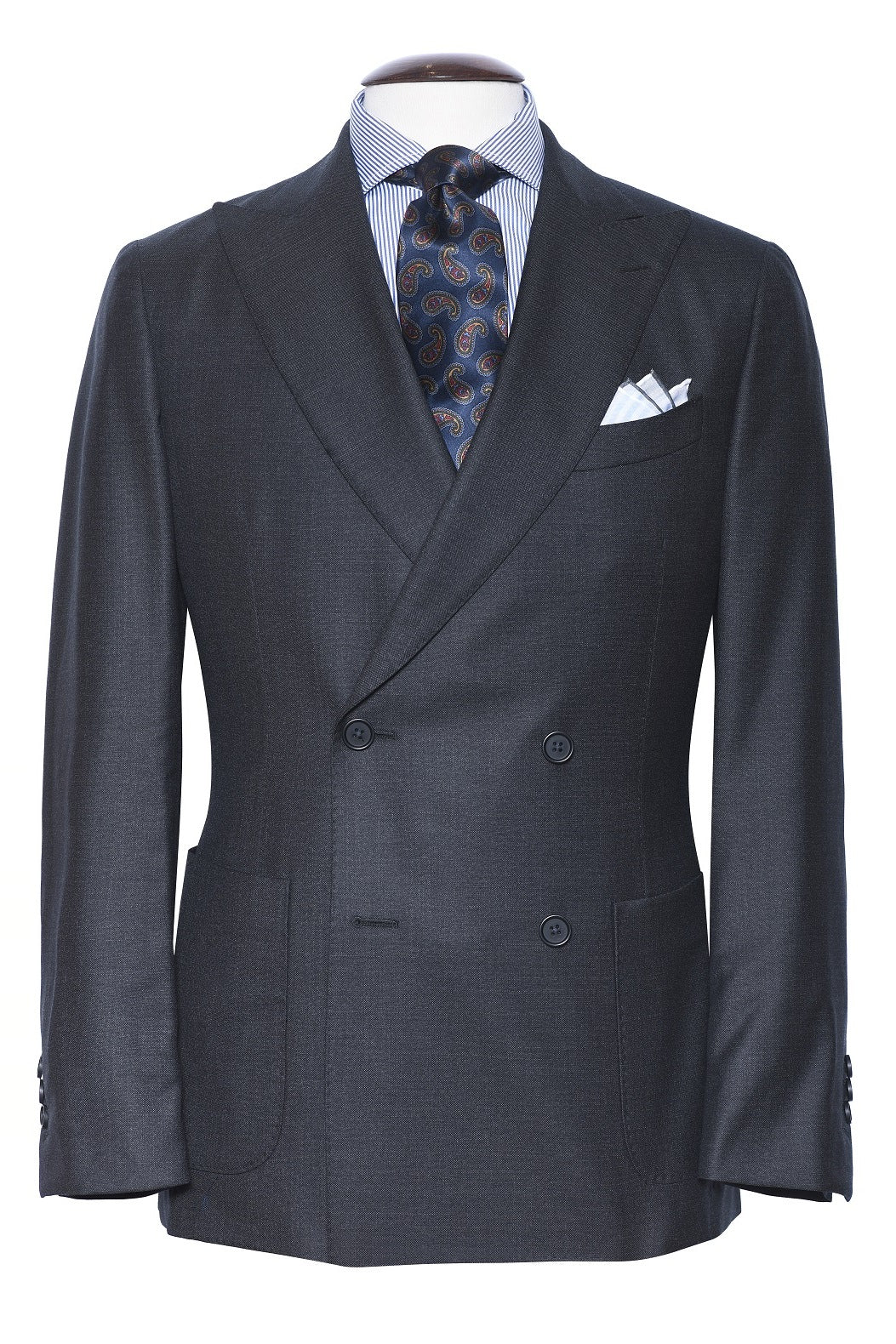 Le Naples – Laine tramée gris intense – WICKET