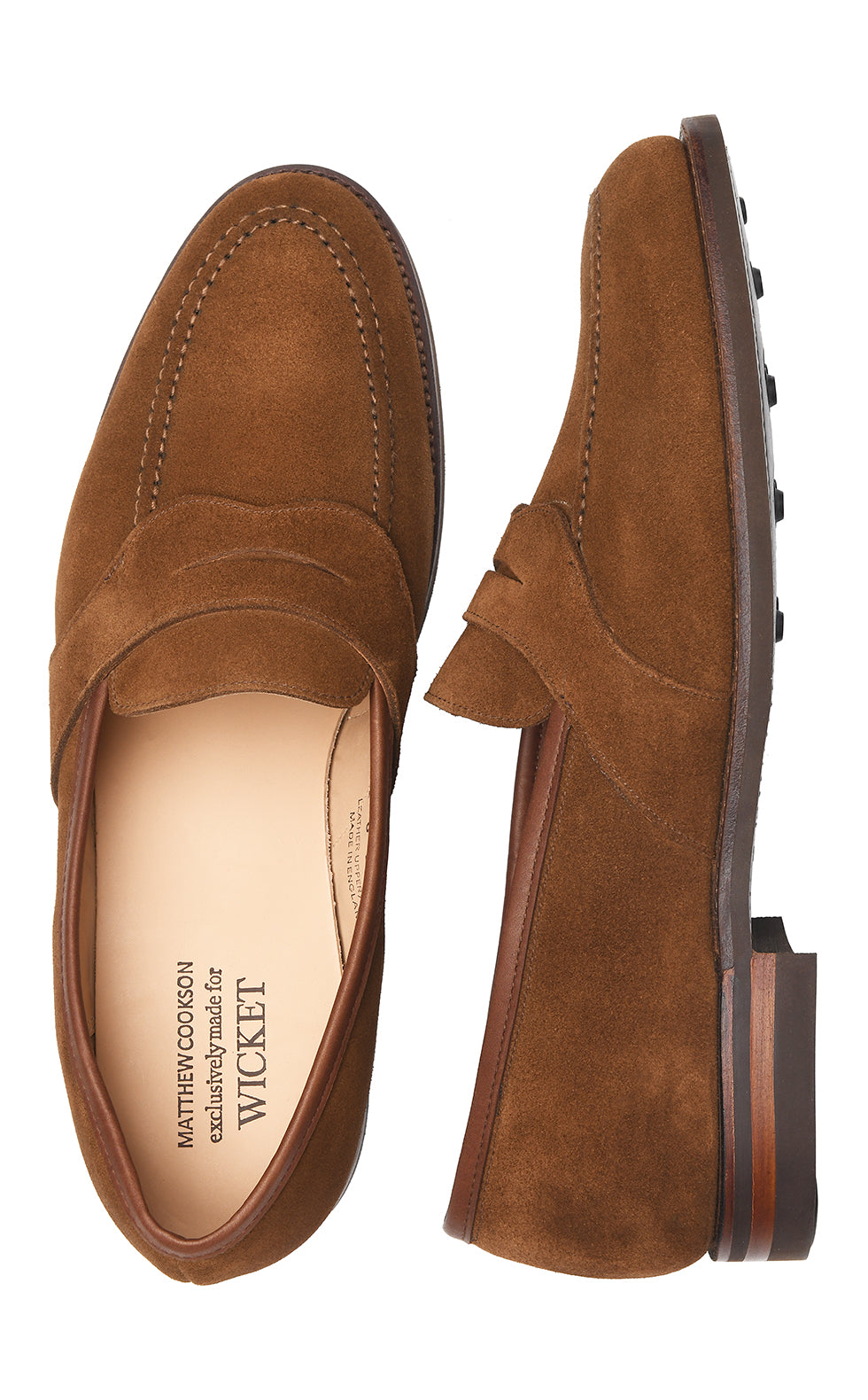 Le Charles Light Brown Suede Dainite