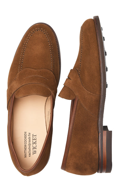 Le Charles Light Brown Suede Dainite