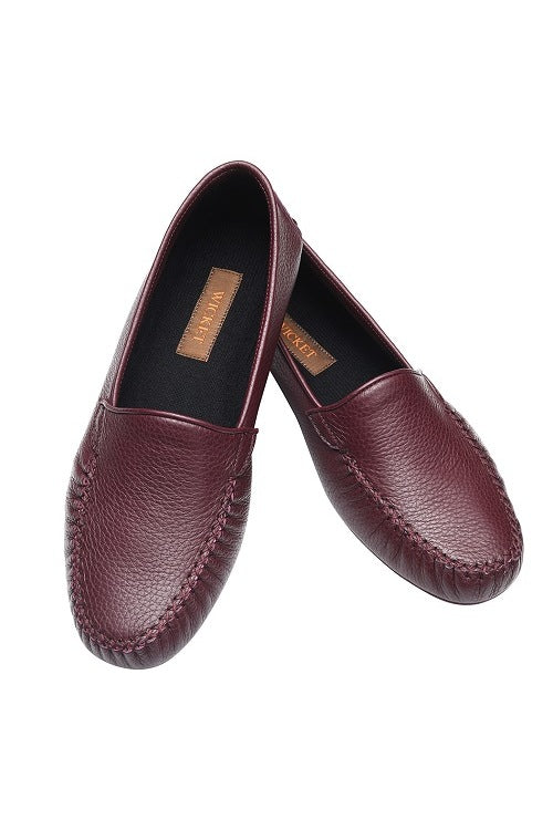 Le Loafer Indor – Burgundy deerskin – WICKET