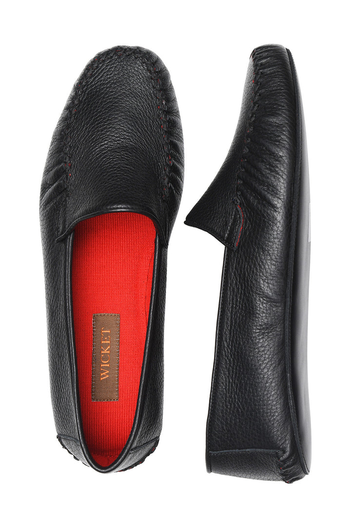 Le Loafer Indor – Black deerskin – WICKET