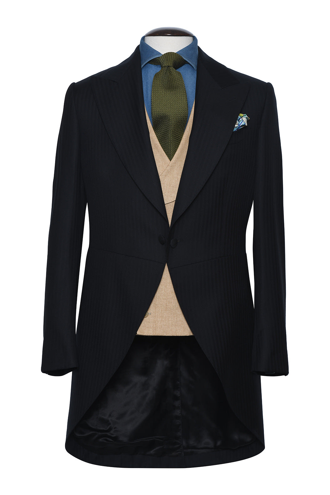 The Double-Breasted Waistcoat – Sand beige linen – WICKET