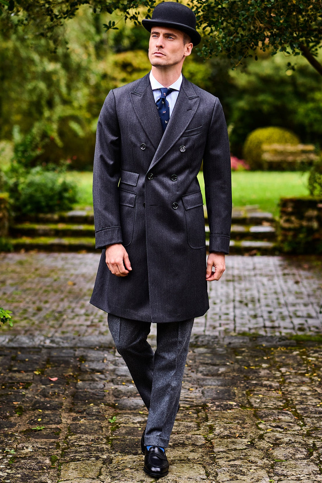 Le Windsor – Charcoal grey whipcord – WICKET