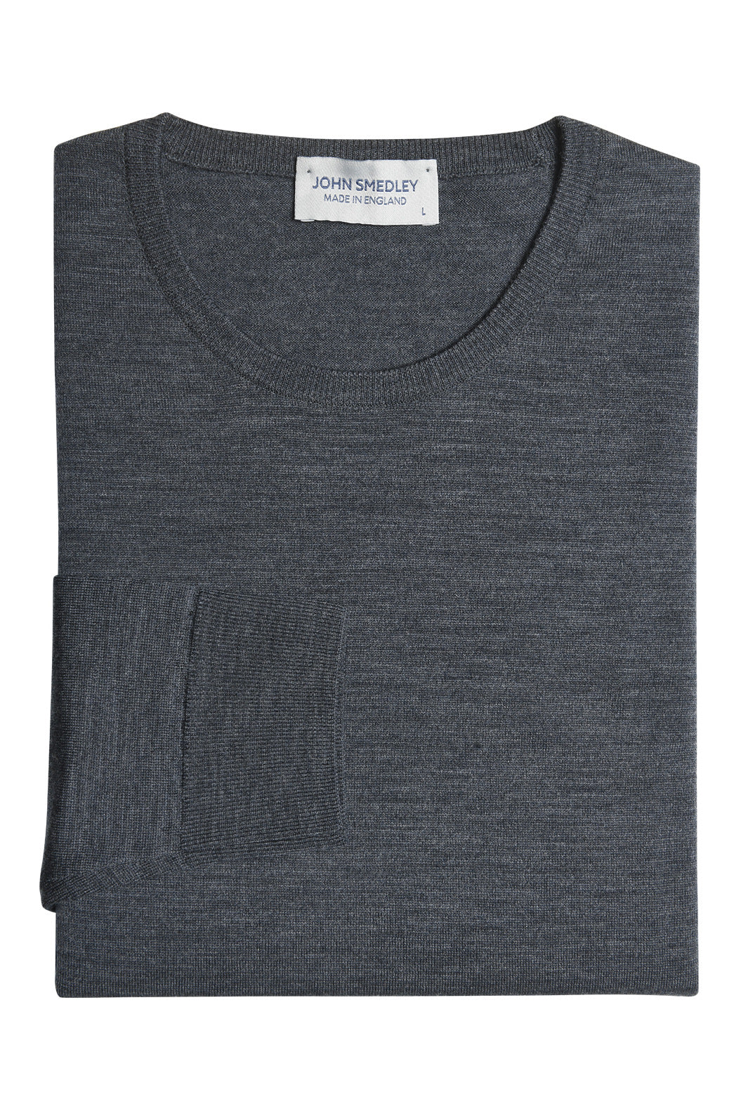 The Crew-Neck – Grey merino – WICKET
