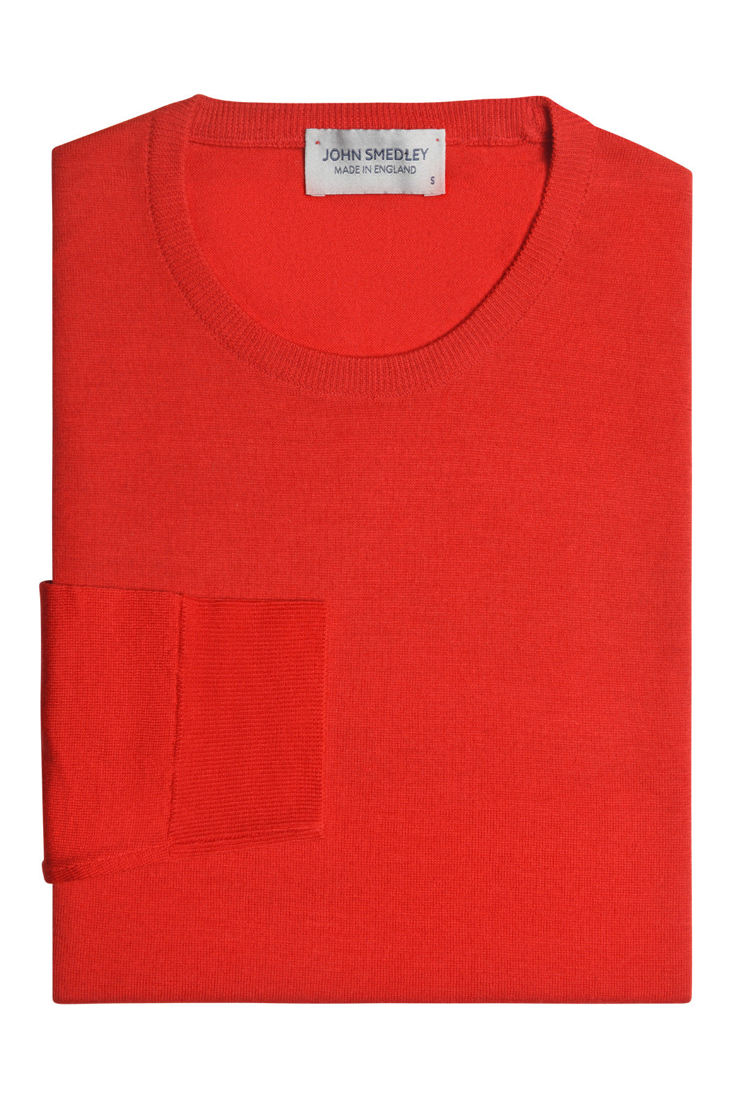 The Crew-Neck – Red merino – WICKET