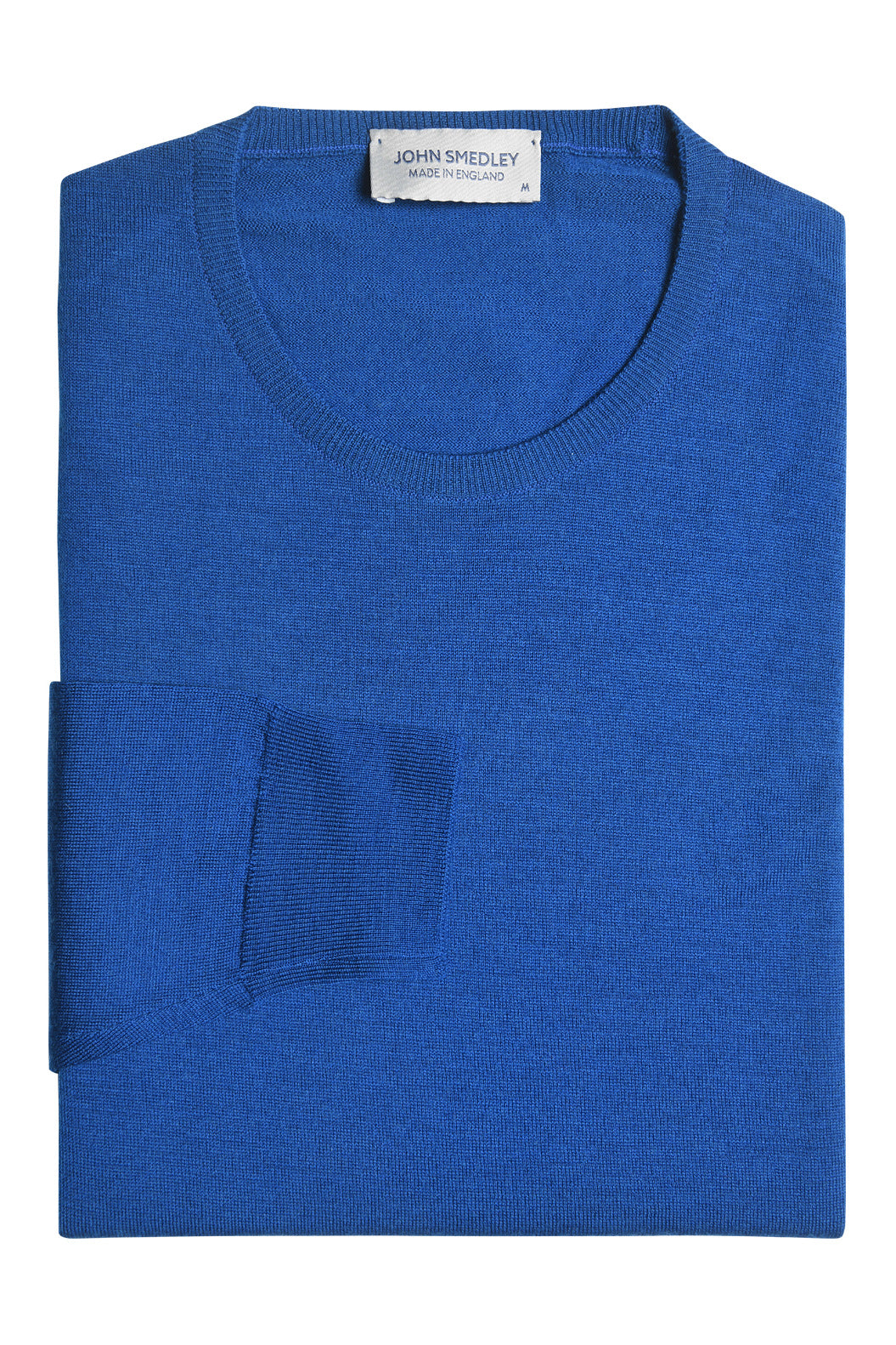 The Crew-Neck – Sky blue merino – WICKET