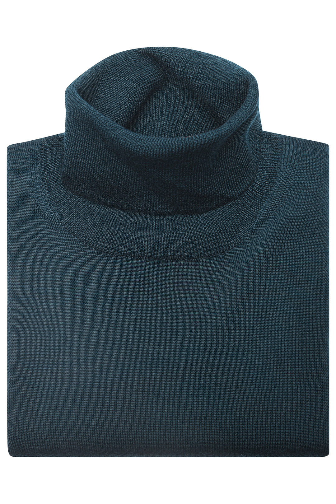Le Col Roulé – Mérinos extra-fin vert – WICKET