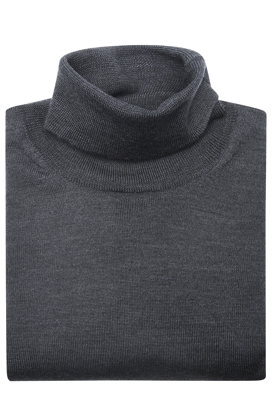Le Col Roulé – Mérinos extra-fin gris – WICKET
