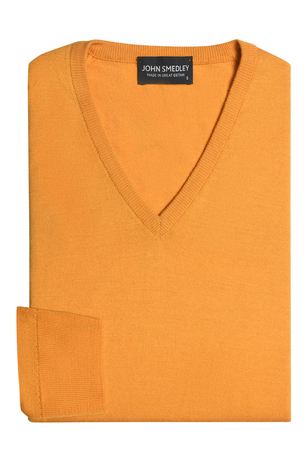 The V-Neck – Gold merino – WICKET