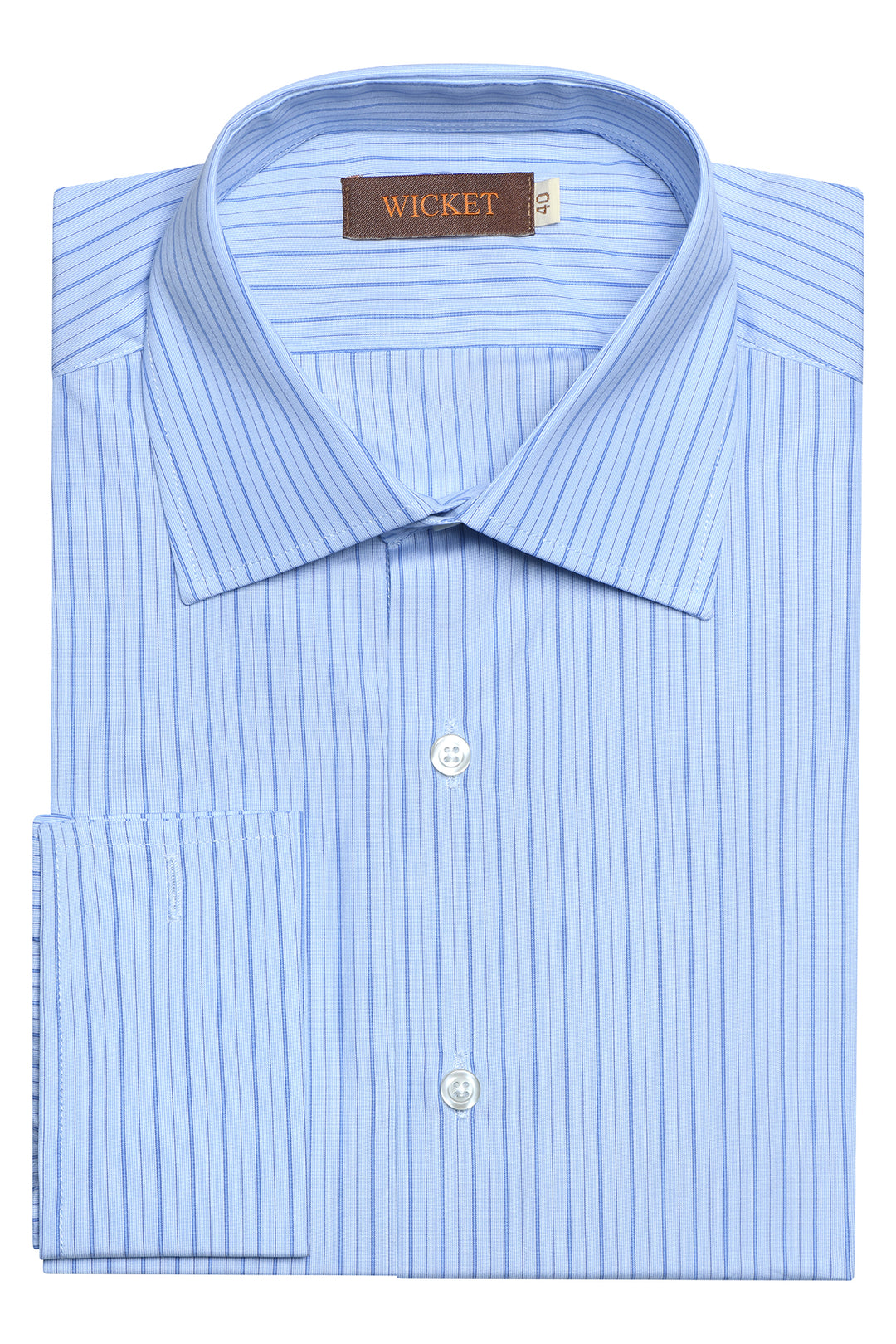 Classic Collar Shirt – Blue stripes – WICKET