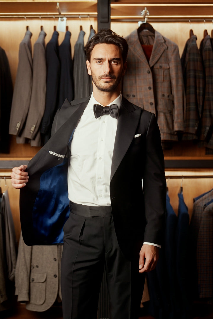 The Dinner Suit, virgin wool and mohair – worn in the shop