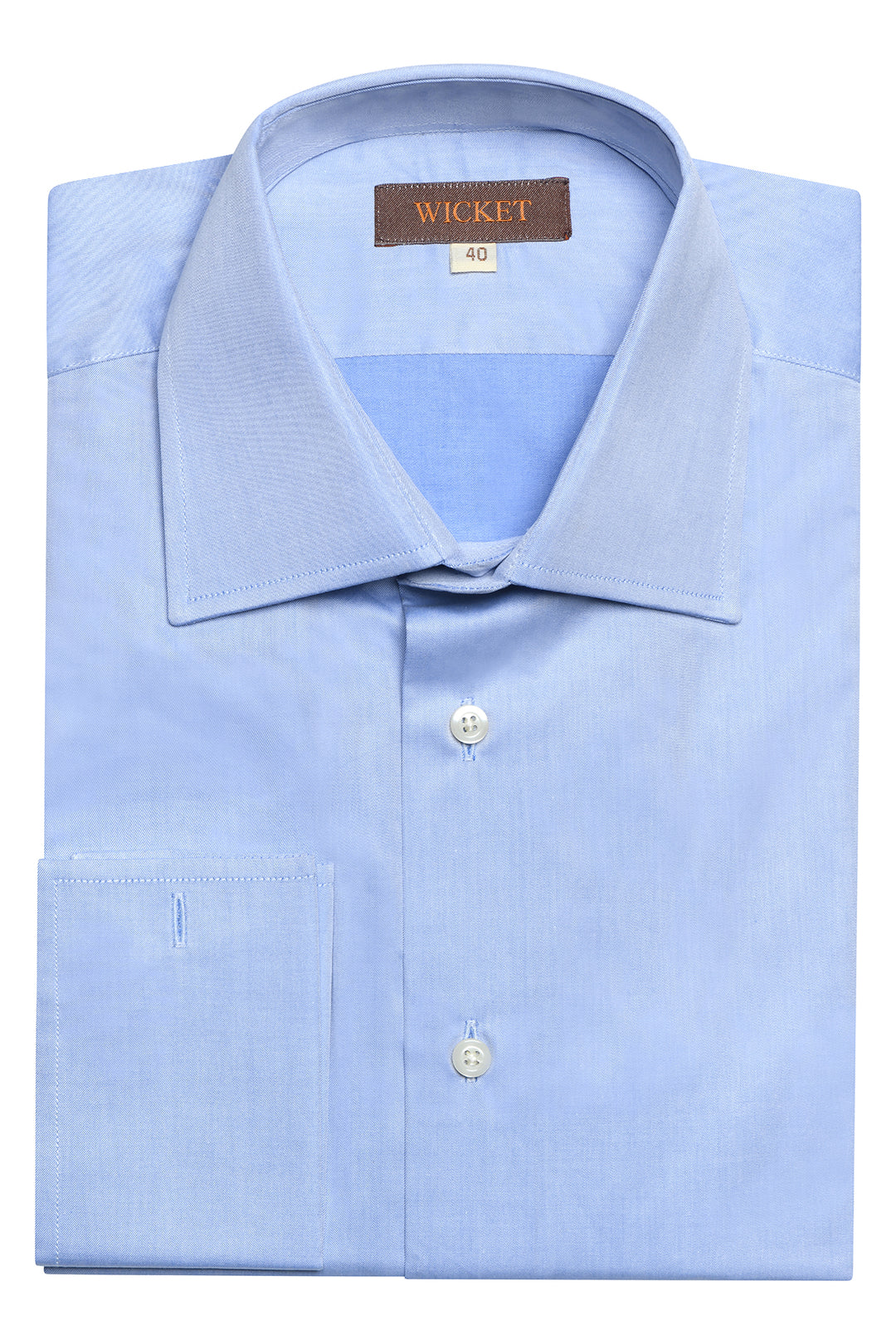 Classic Collar Shirt – Plain light blue – WICKET