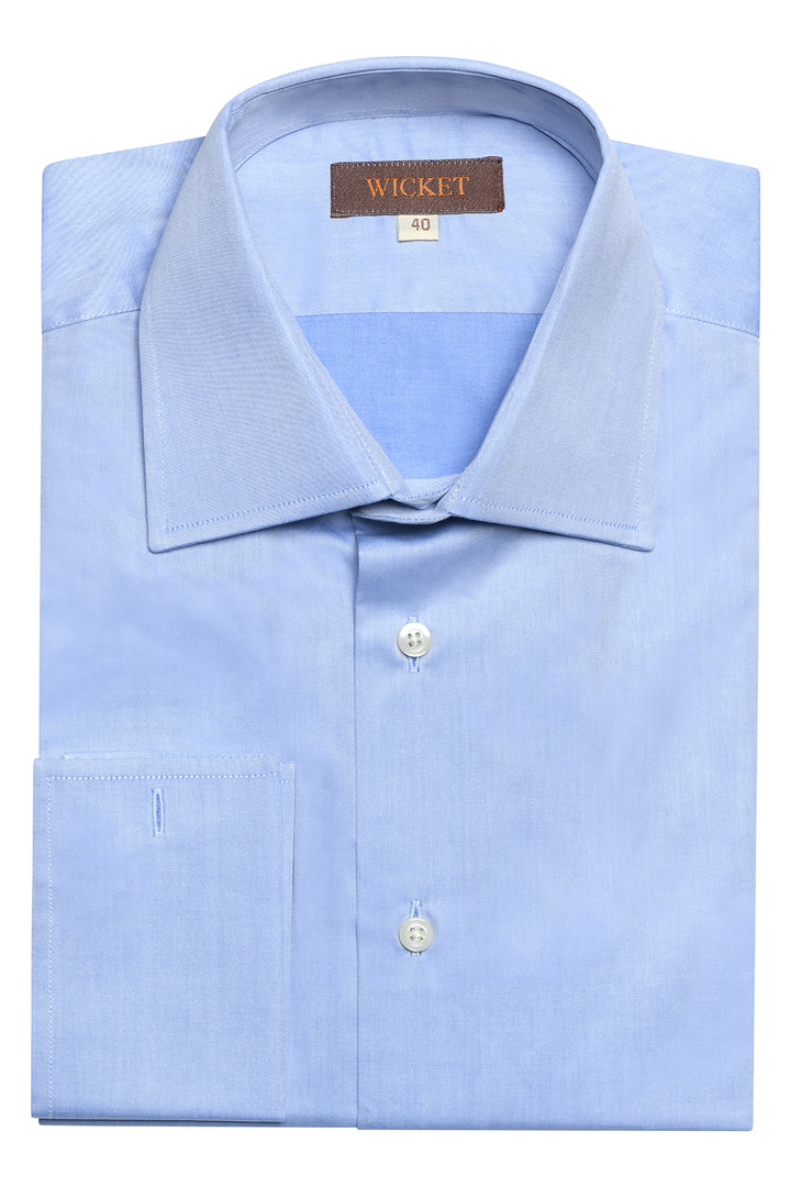 Chemise Col Classique – Bleu clair uni – WICKET