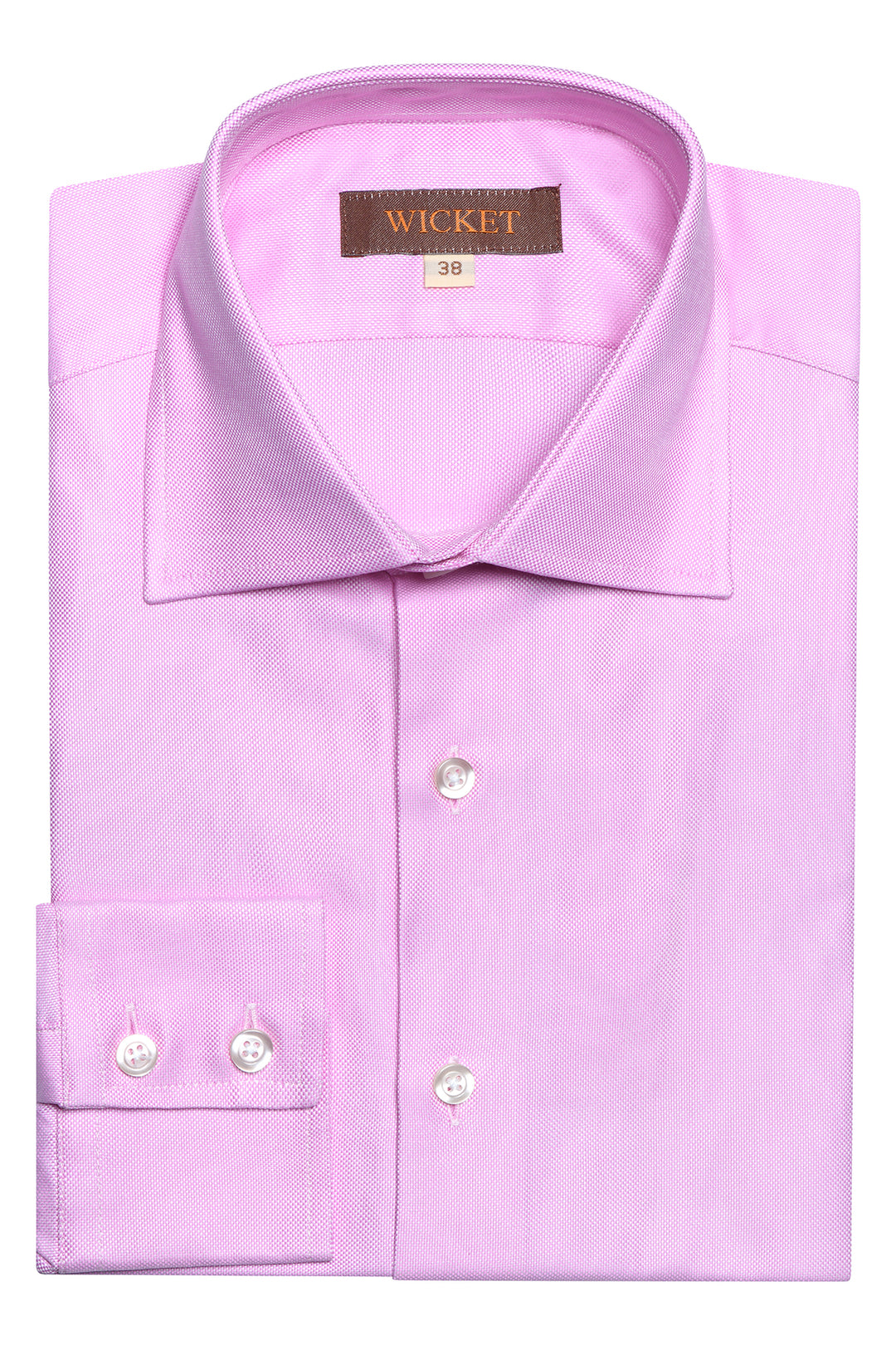 Classic Collar Shirt – Plain pink – WICKET